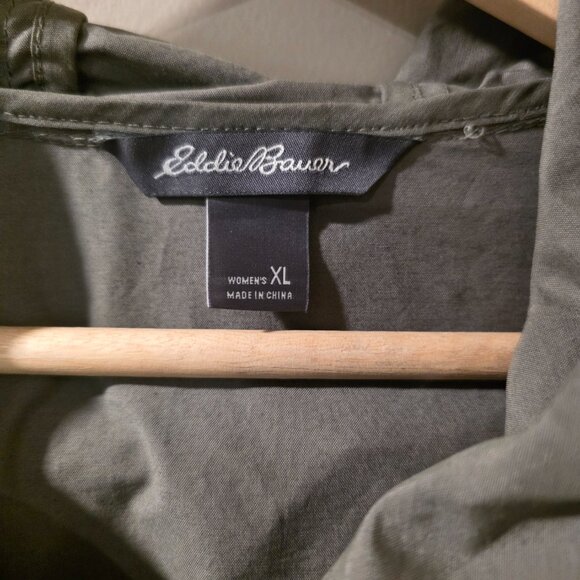 Eddie Bauer Olive Light Weight Jacket - Picture 3 of 3
